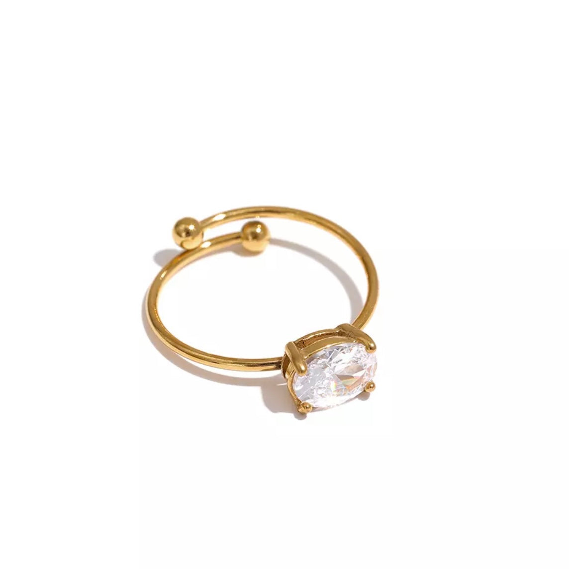 Minimalist thin gold ring band with a delicate and dainty design, perfect for adding a touch of elegance to your everyday look