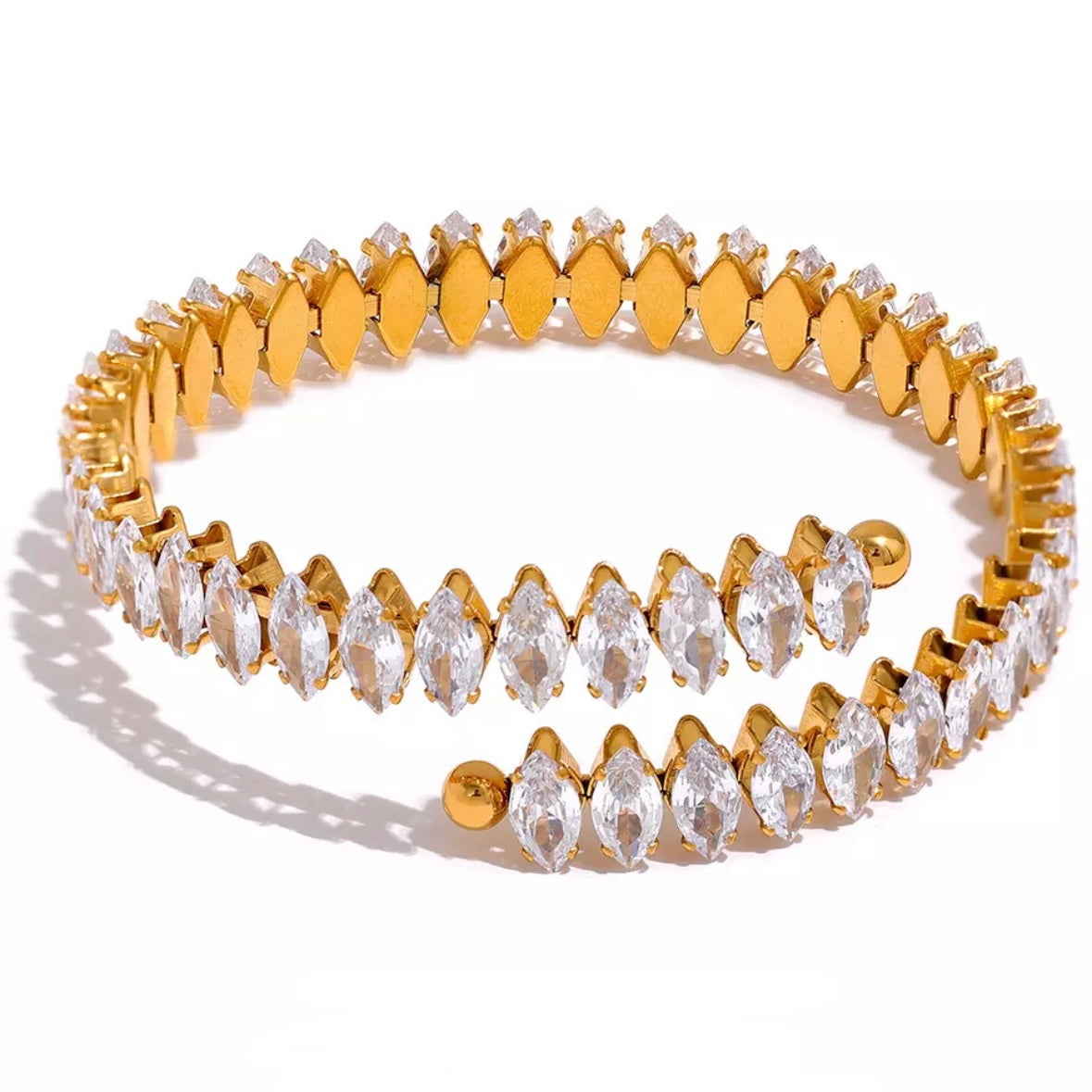 Gorgeous and delicate diamond adjustable cuff bangle bracelet for women in Sydney, Australia