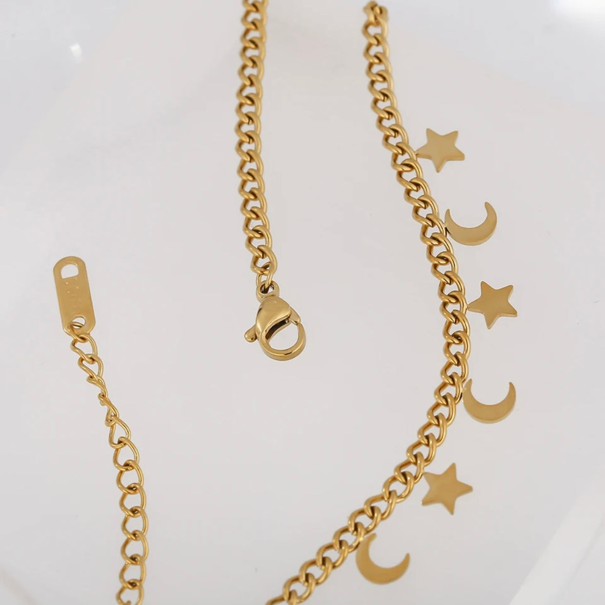 moon and star choker necklace, australia