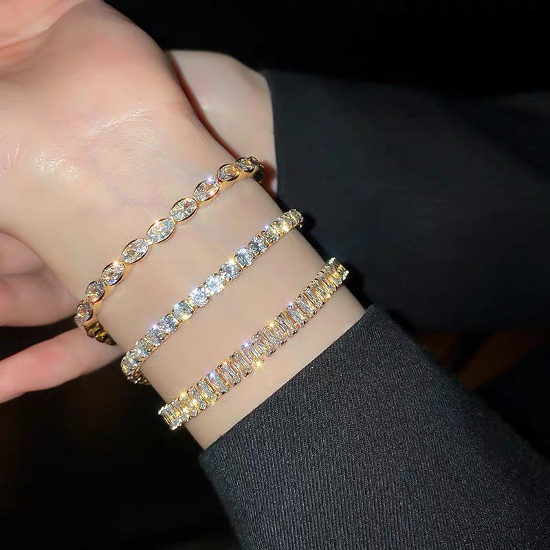 Krystal Couture Micah Tennis Bracelet Embellished with Swarovski® crystals  | EziBuy Australia