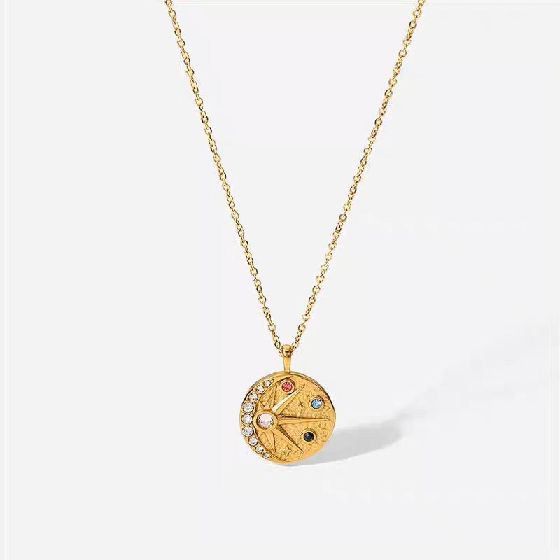 real gold coin necklace australia