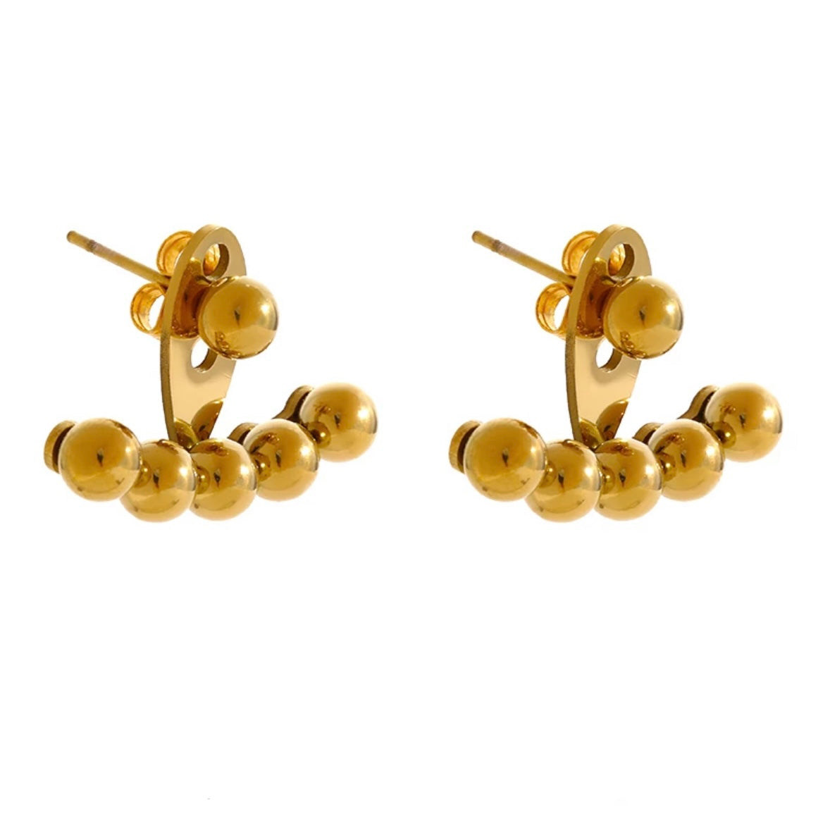 unique gold ball stud earrings for women, sydney australia