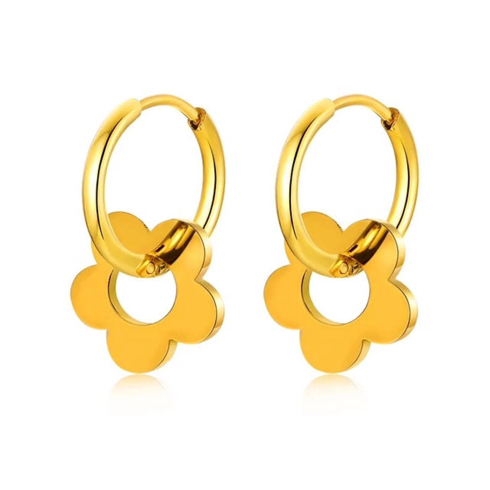 Speckle Stud Earrings - minimalist dappled circle post earrings nickel free  – Foamy Wader