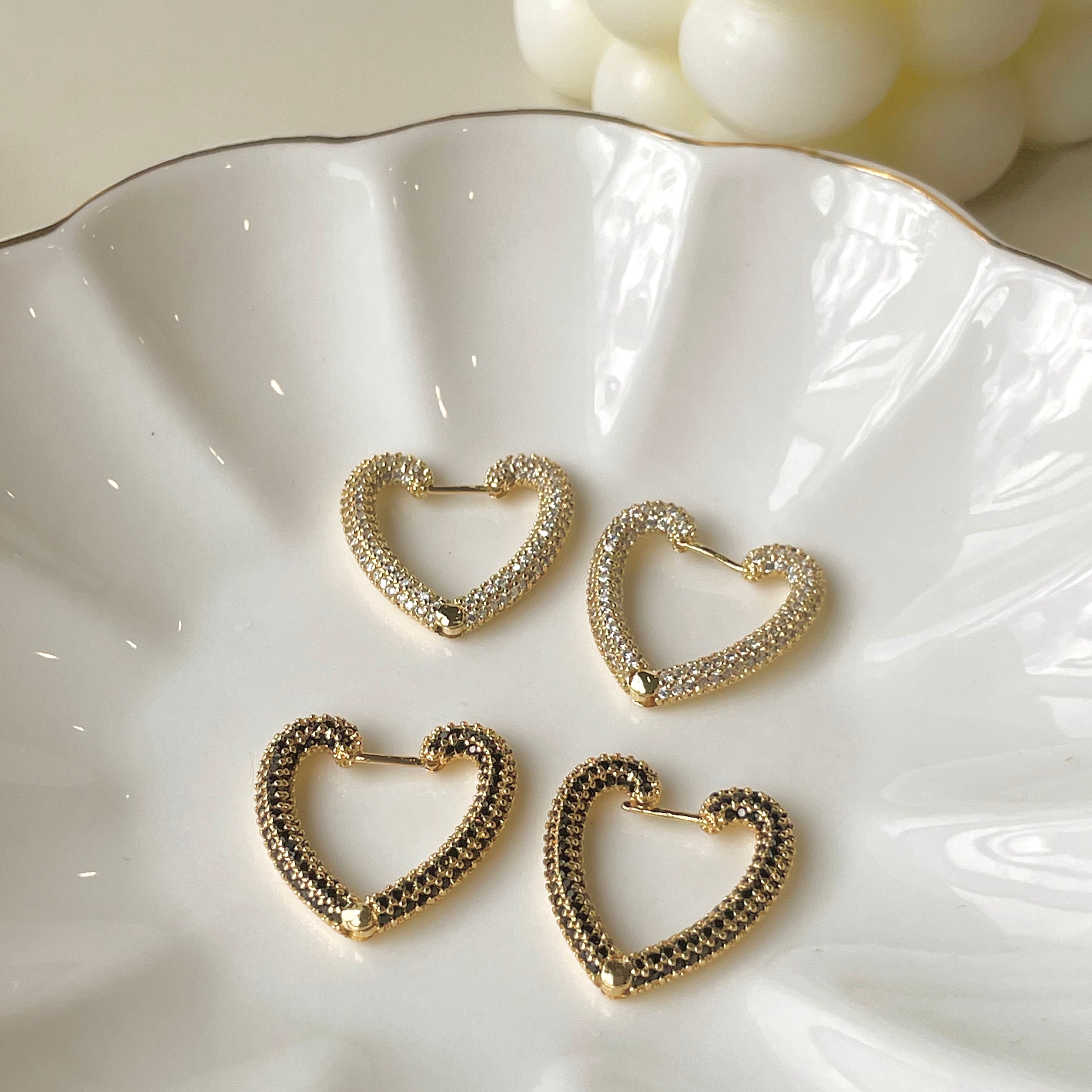 heart hoop earrings, Sydney australia