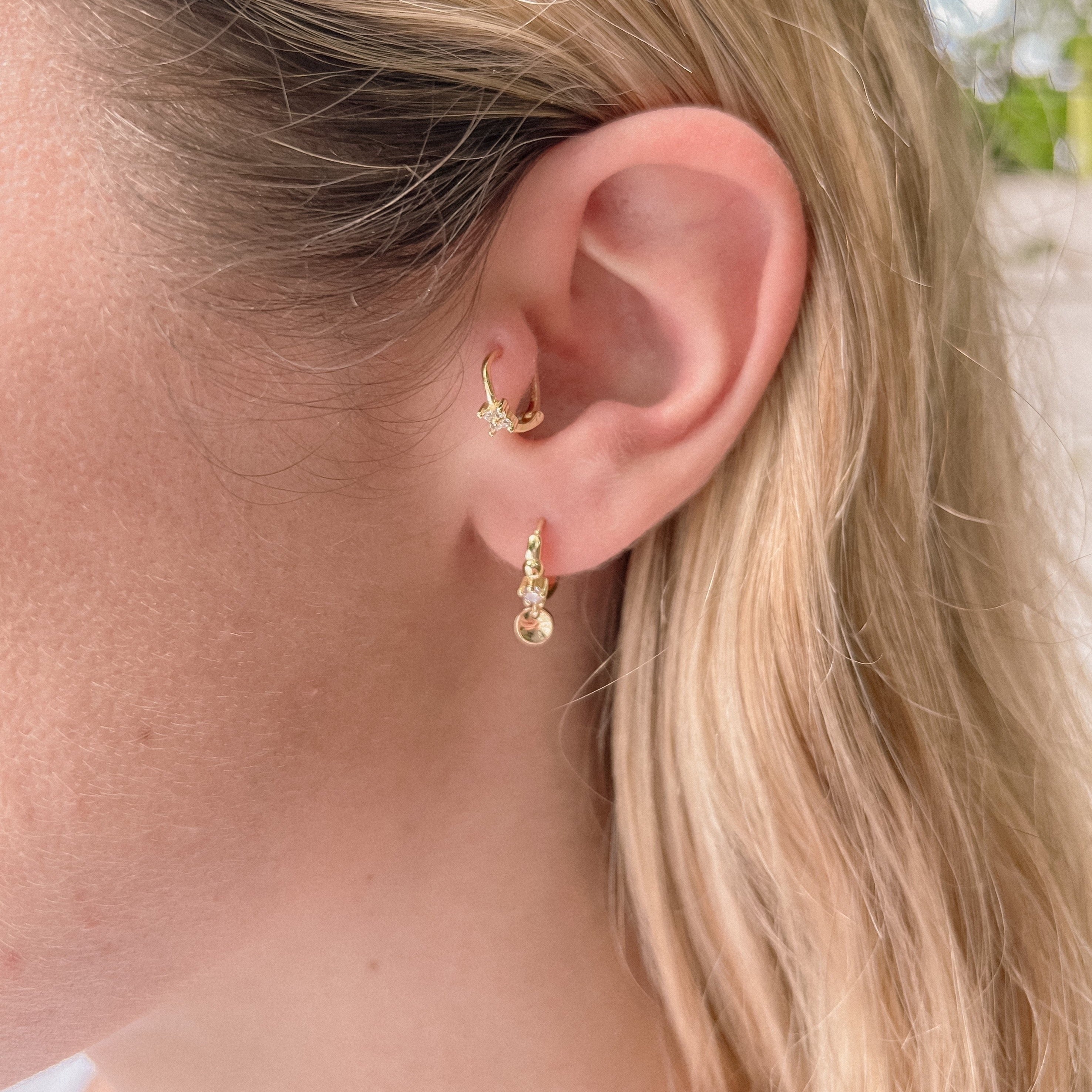 women's 14k gold earrings