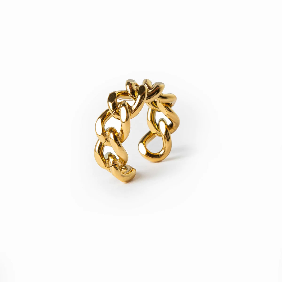 thick gold chain ring, australia