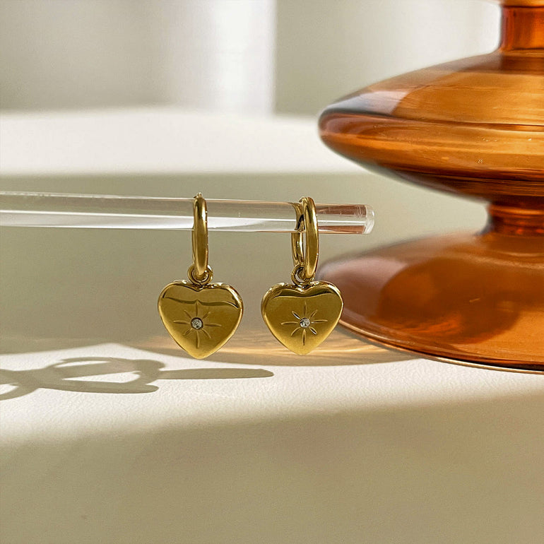 lovisa heart earrings