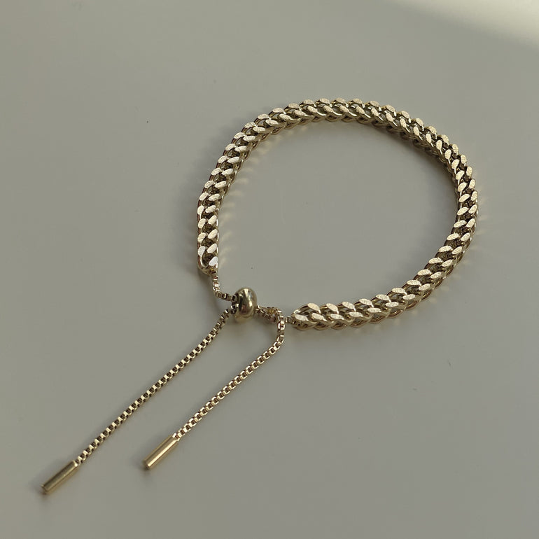 gold cuban bracelet statement chunky minimalist jewellery Sydney Australia